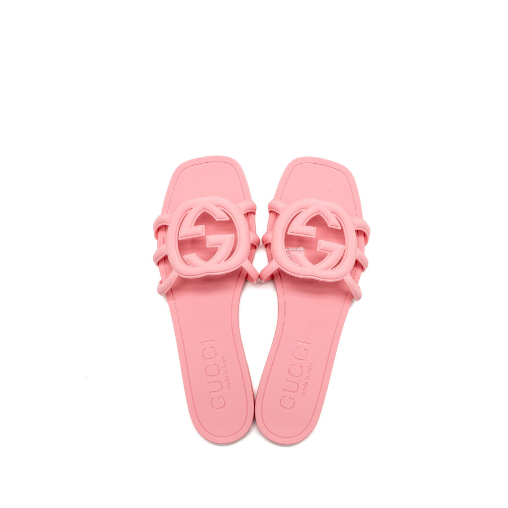 gucci-size-38-rubber-sandals-pink