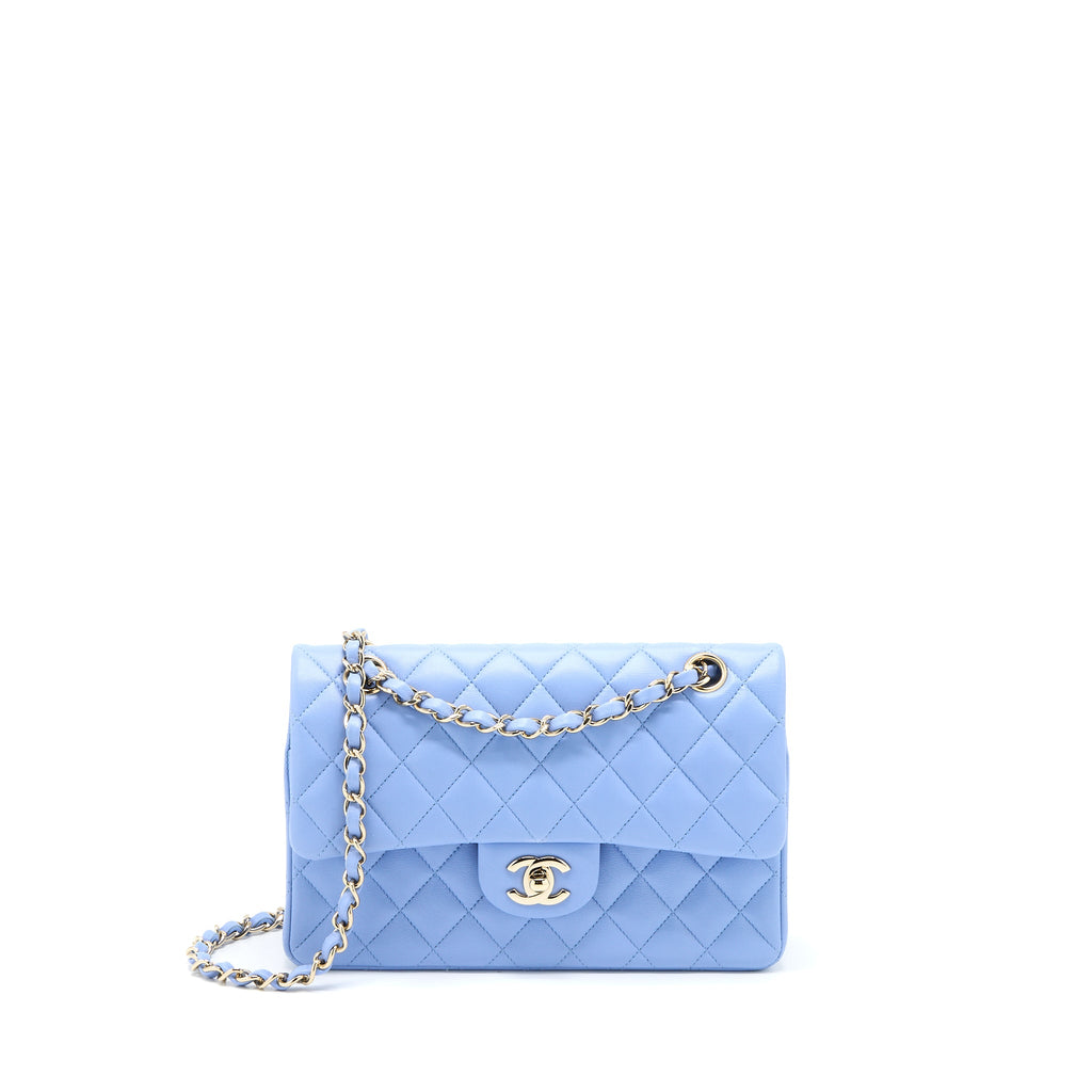 chanel-small-classic-double-flap-bag-lambskin-blue-lghw