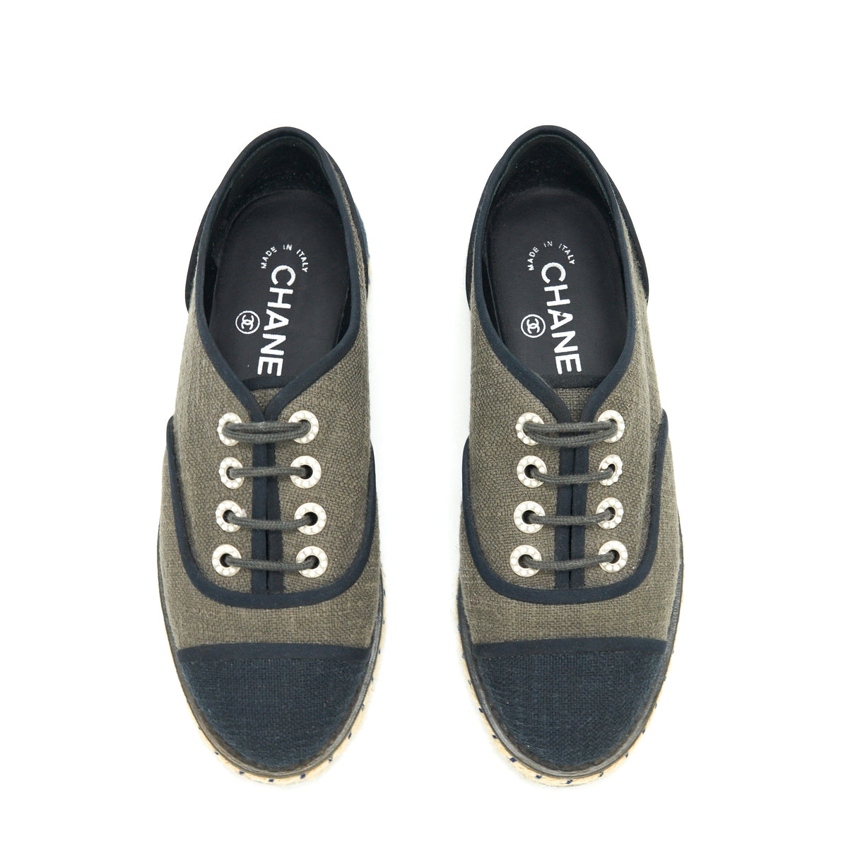 chanel-size-36-lace-up-shoes-fabric