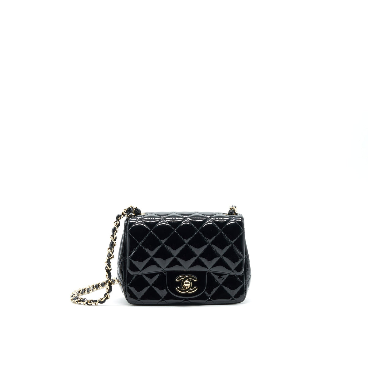 chanel-mini-square-flap-bag-quilted-patent-leather-black-ghw