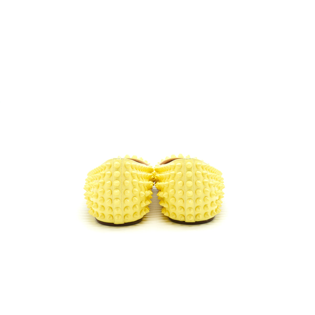 christian-louboutin-size38-pigalle-spiked-yellow-flats