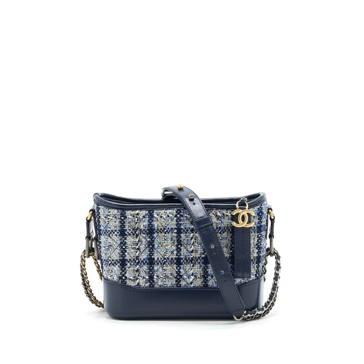 chanel-small-gabrielle-hobo-bag-tweed-blue-with-multi-color-hardware