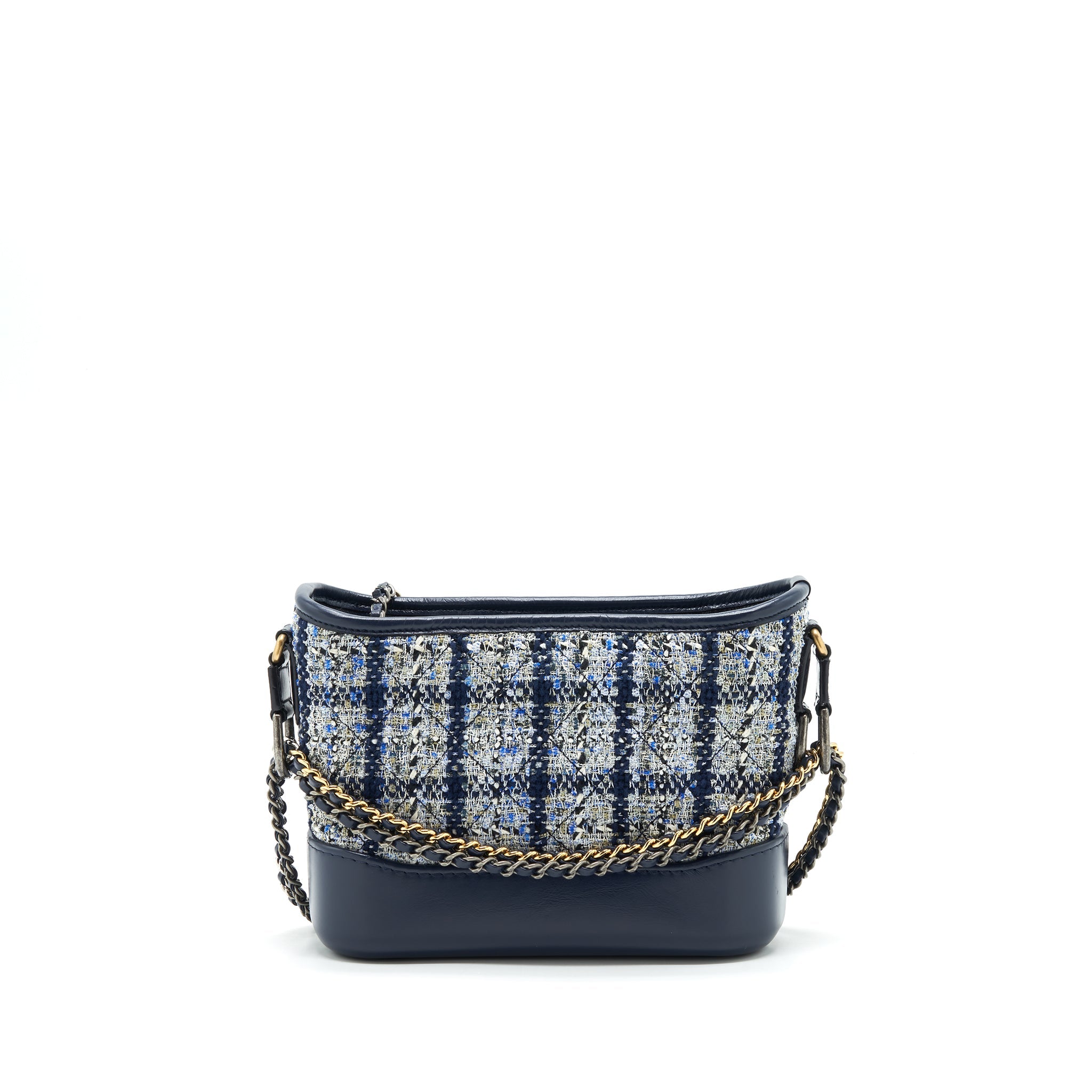 chanel-small-gabrielle-hobo-bag-tweed-blue-with-multi-color-hardware