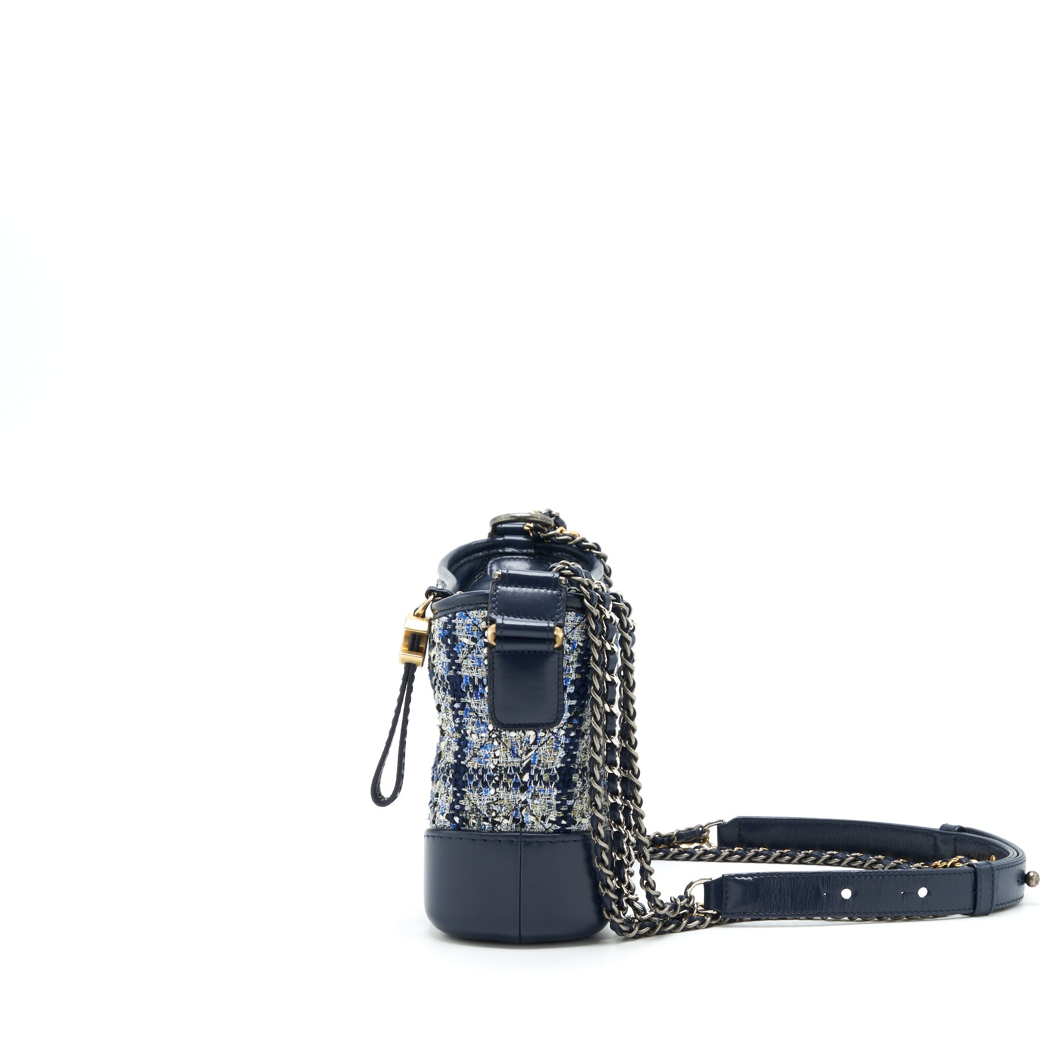 chanel-small-gabrielle-hobo-bag-tweed-blue-with-multi-color-hardware