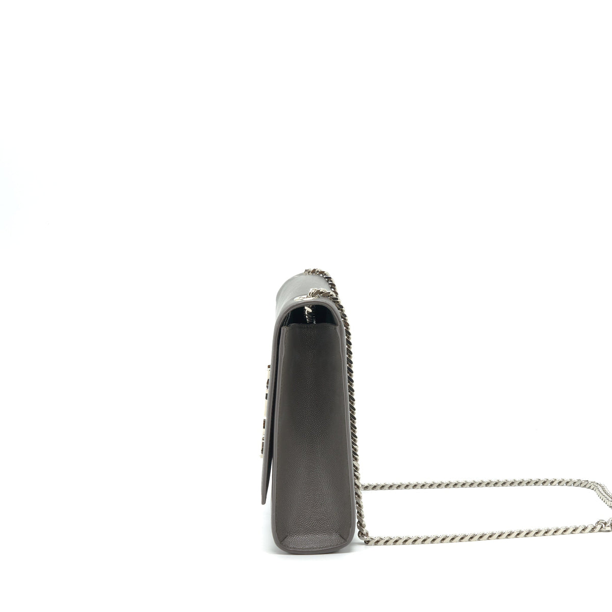 saint-laurentysl-large-monogramme-kate-chain-bag-grained-calfskin-grey-shw