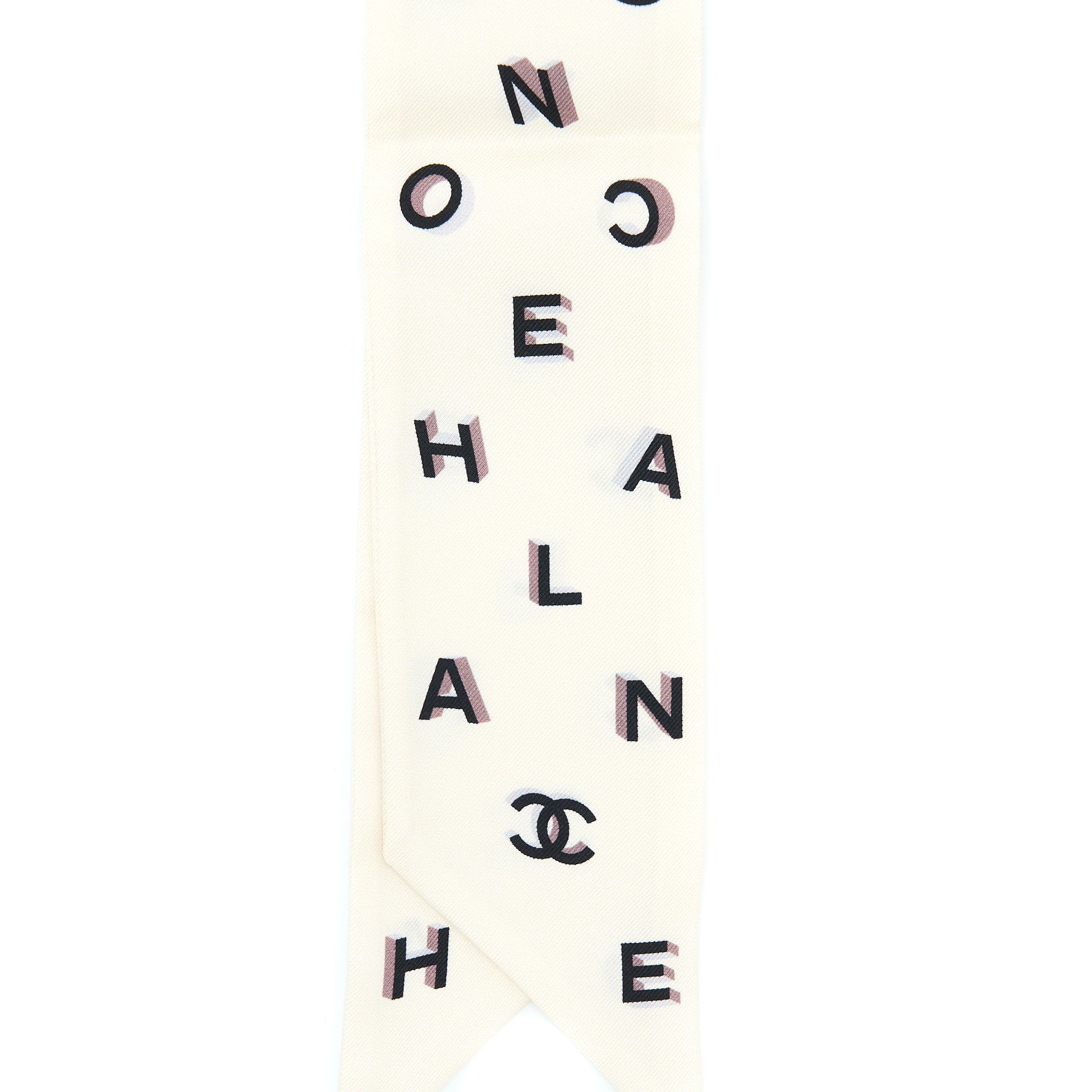 chanel-22b-letter-and-cc-logo-twilly-ecru-black