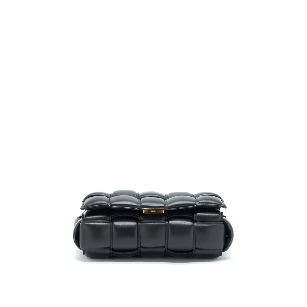 bottega-veneta-padded-casstte-black-ghw
