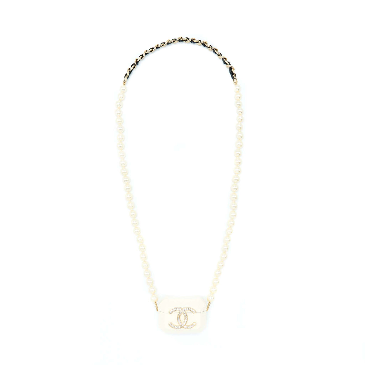 chanel-airpods-case-with-pearl-chain-white-lghw