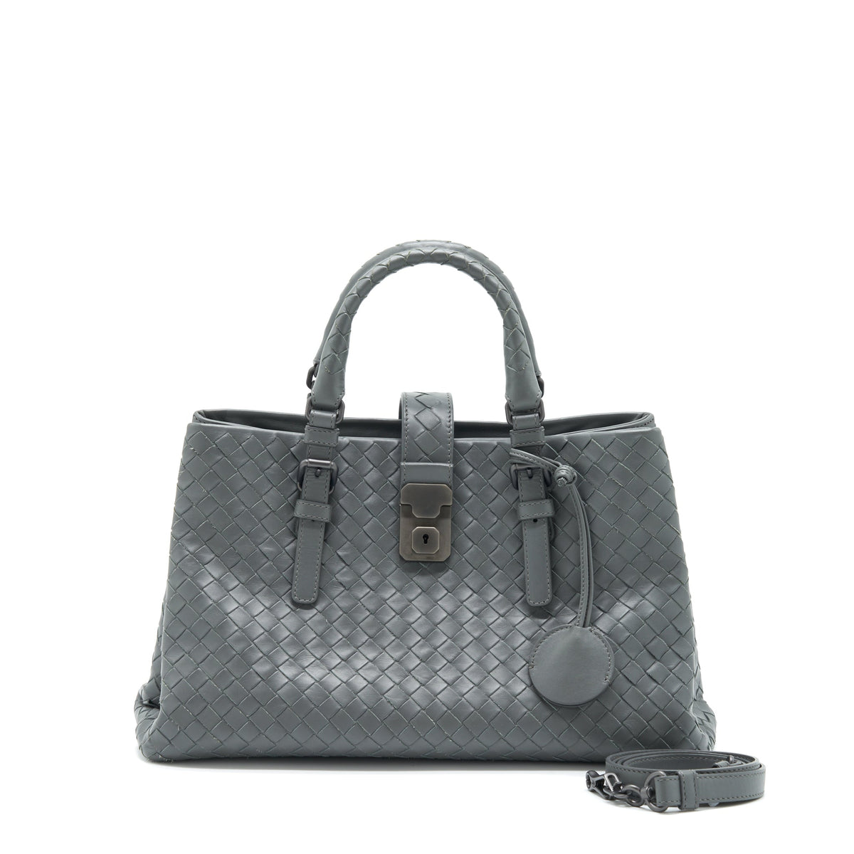 bottega-veneta-roma-tote-bag-dark-grey-ruthenium-sliver-harware