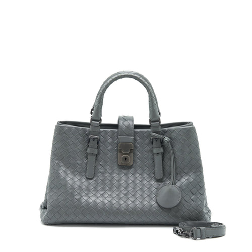 bottega-veneta-roma-tote-bag-dark-grey-ruthenium-sliver-harware