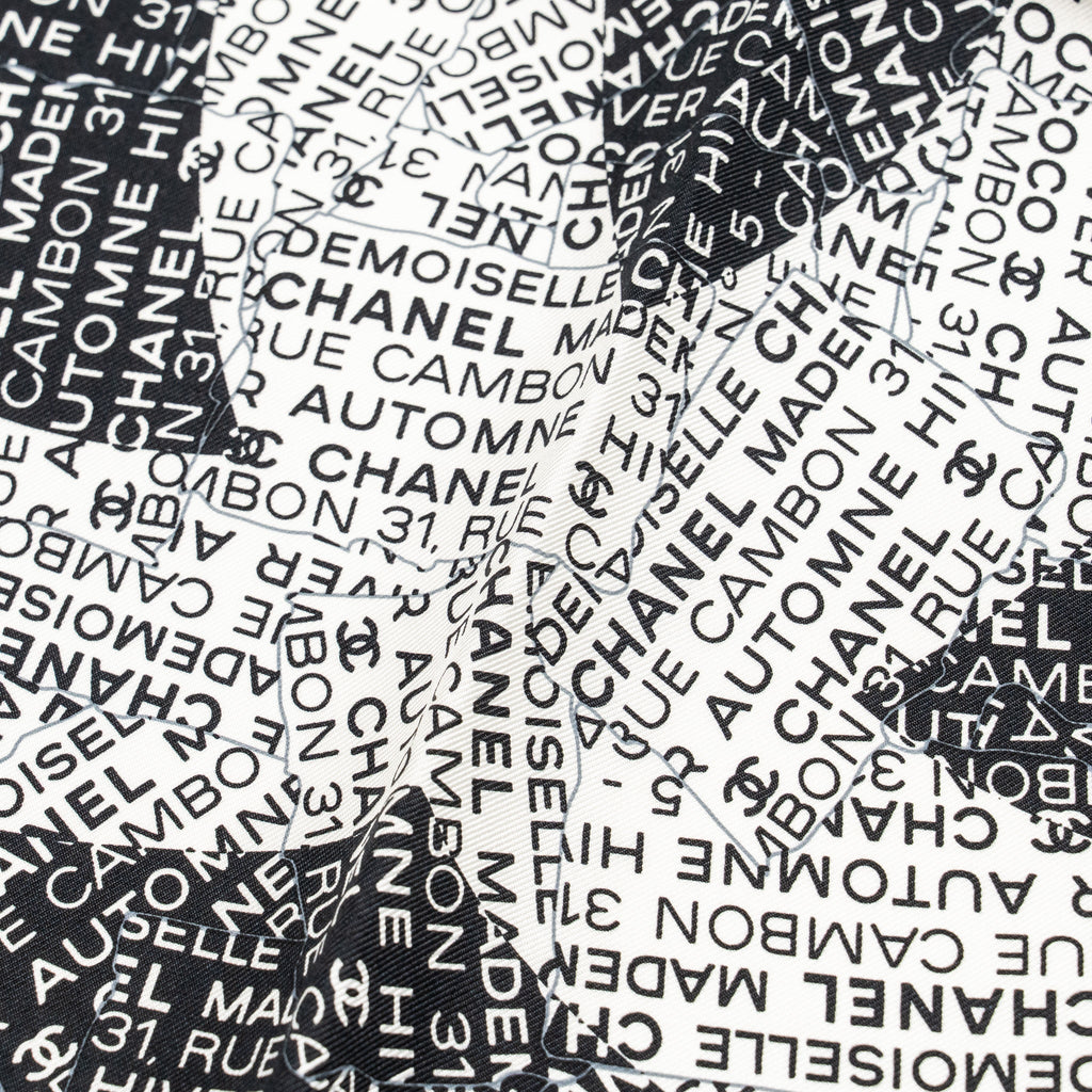 chanel-90cm-silk-scarf-cc-and-letter-logo-black-white