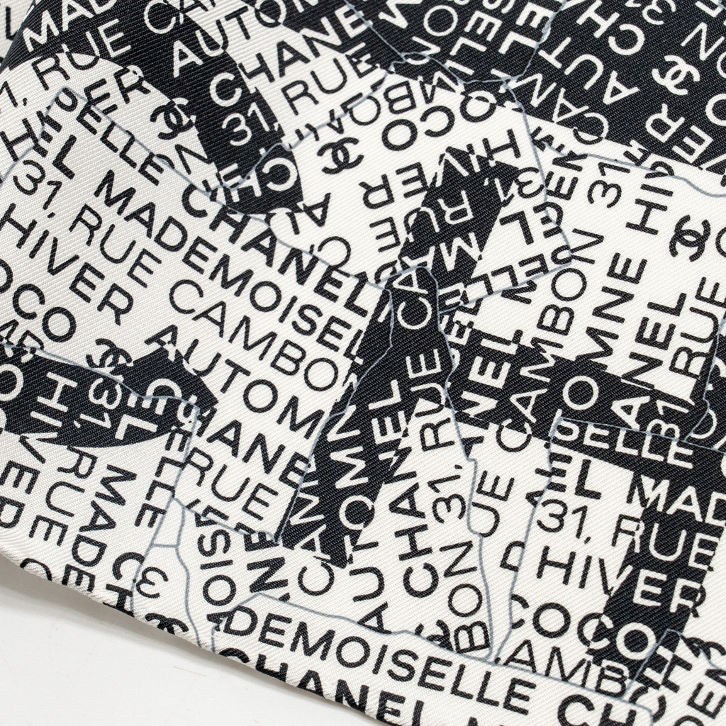 chanel-90cm-silk-scarf-cc-and-letter-logo-black-white