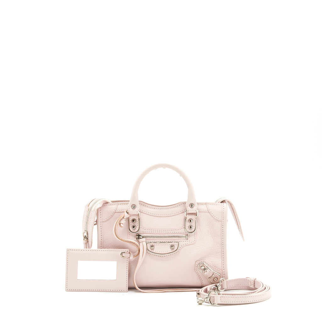 balenciaga-nano-classic-metallic-edge-city-bag-light-pink-shw