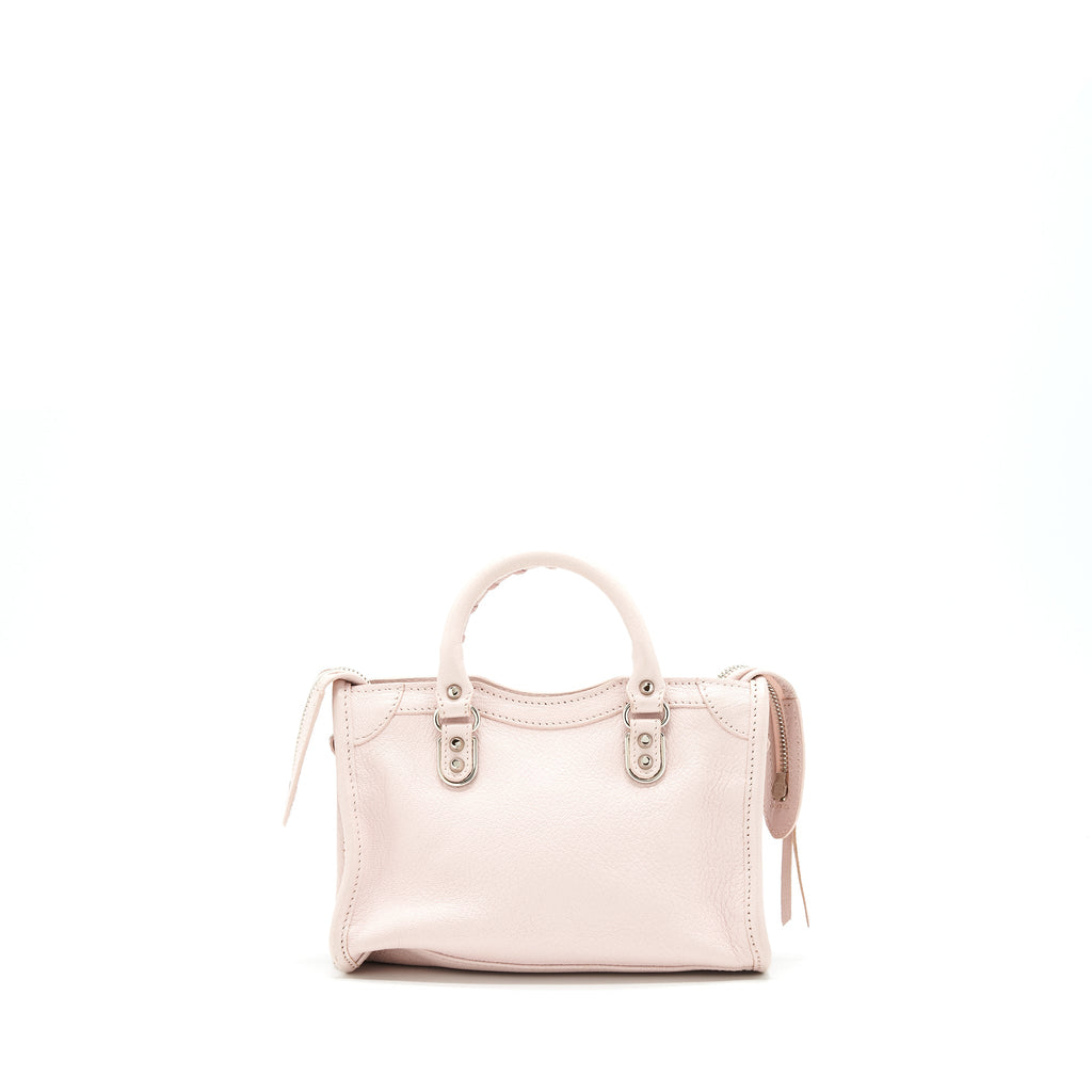 balenciaga-nano-classic-metallic-edge-city-bag-light-pink-shw