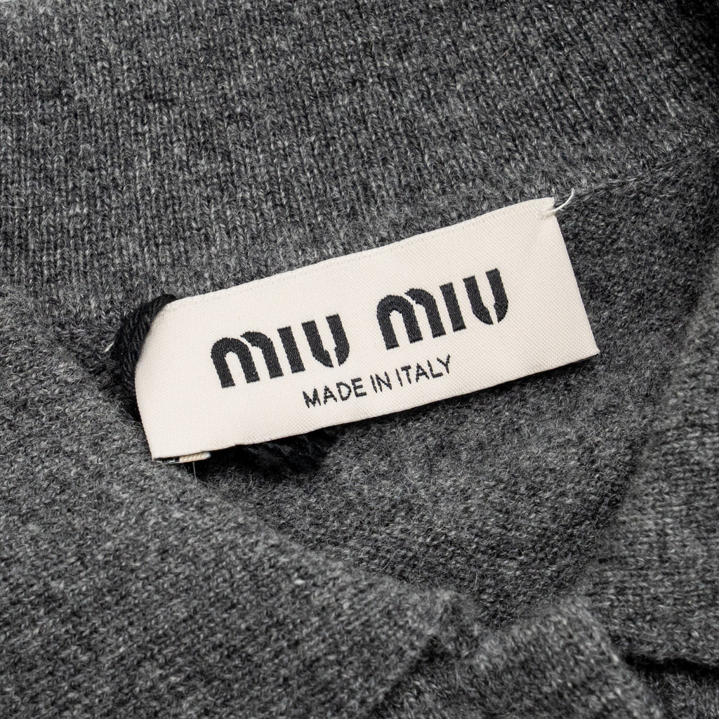 miu-miu-size-38-polo-shirt-cashmere-dark-grey