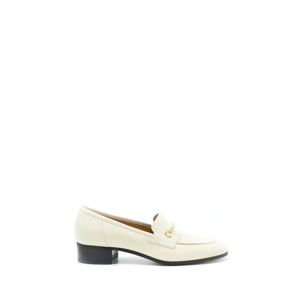 gucci-size-38-women-s-loafer-with-horsebit-calfskin-white-ghw
