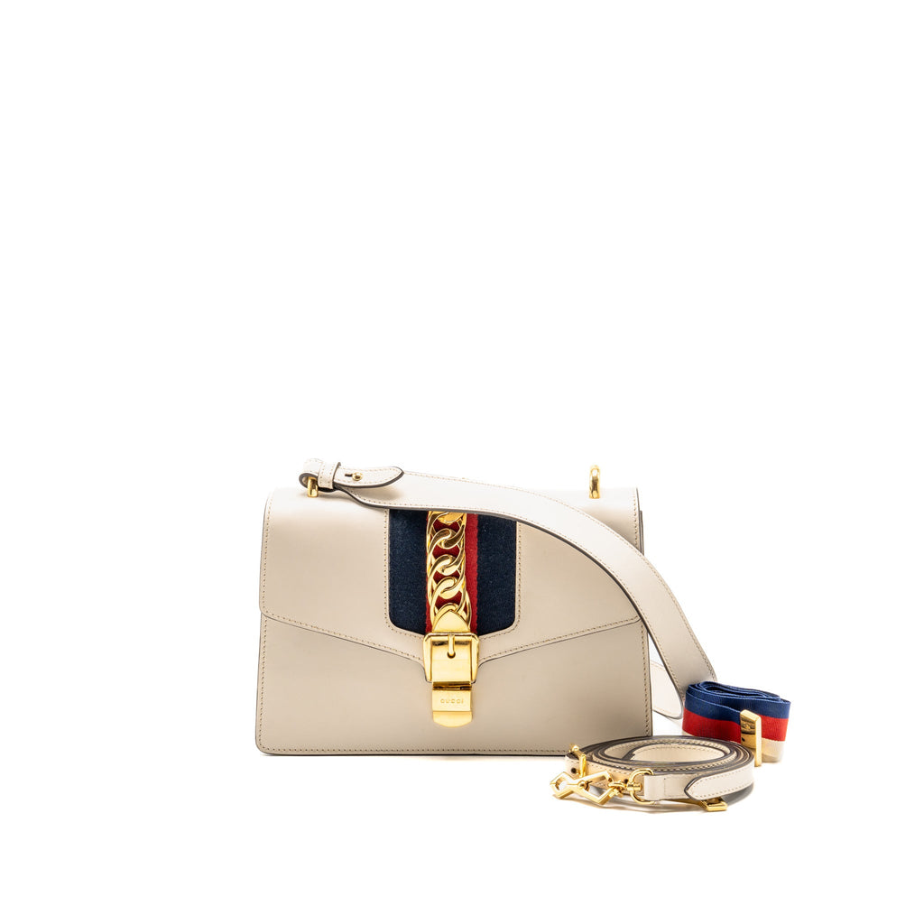 gucci-medium-sylvie-shoulder-bag-calfskin-white-ghw
