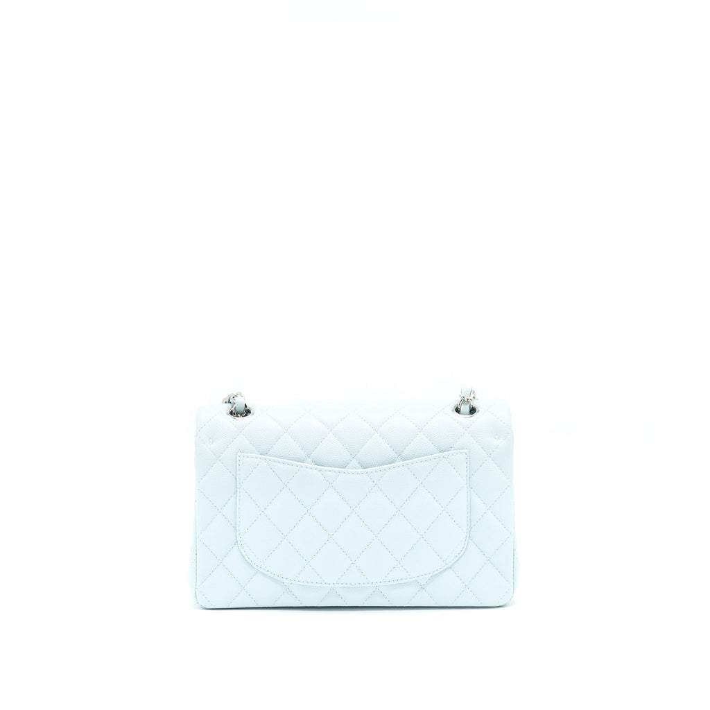 chanel-21k-small-classic-double-flap-bag-light-blue-shw-microchip