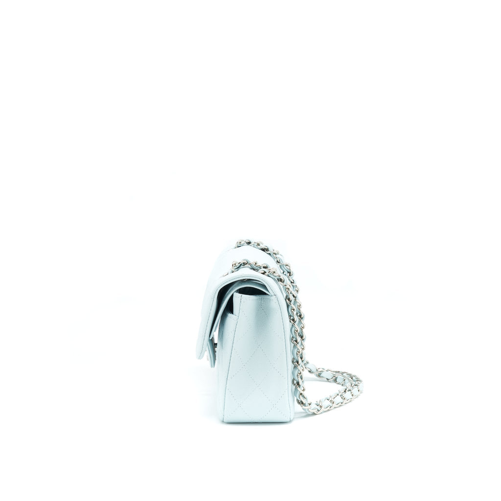 chanel-21k-small-classic-double-flap-bag-light-blue-shw-microchip