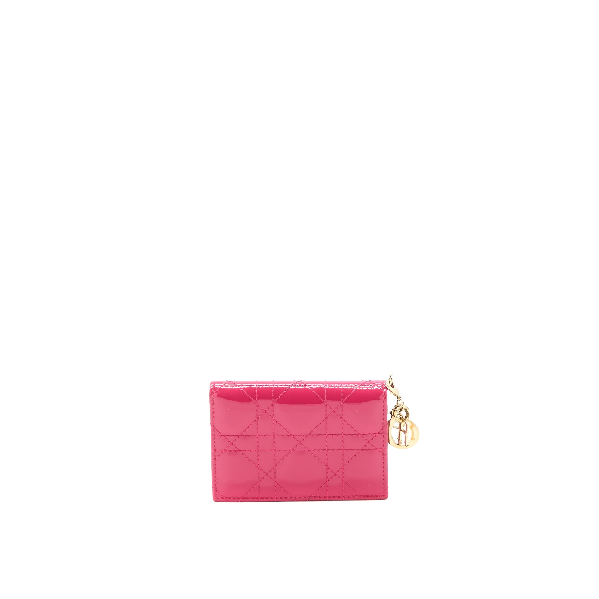 dior-flap-card-holder-calfskin-patent-pink-ghw