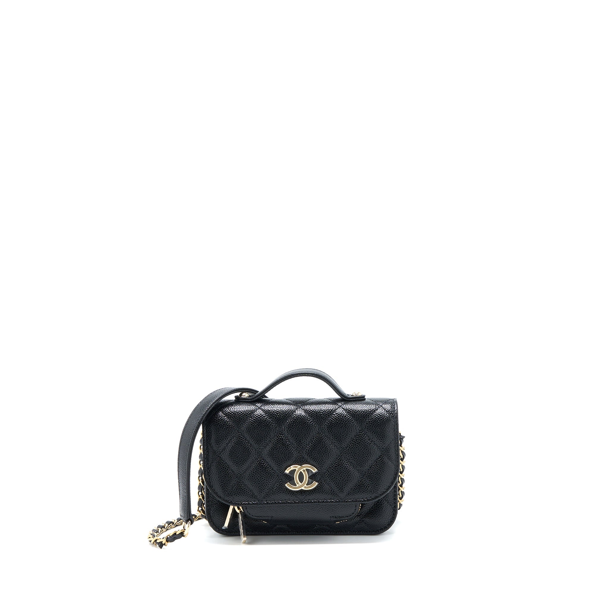 chanel-mini-business-affinity-caviar-black-lghw-microchip