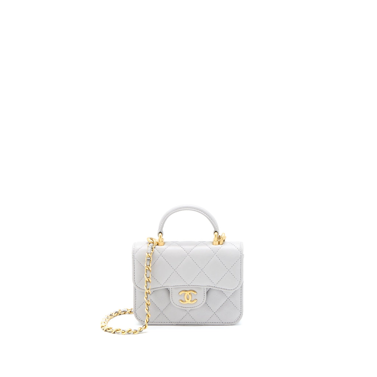 chanel-mini-top-handle-flap-bag-lambskin-light-grey-brushed-ghw