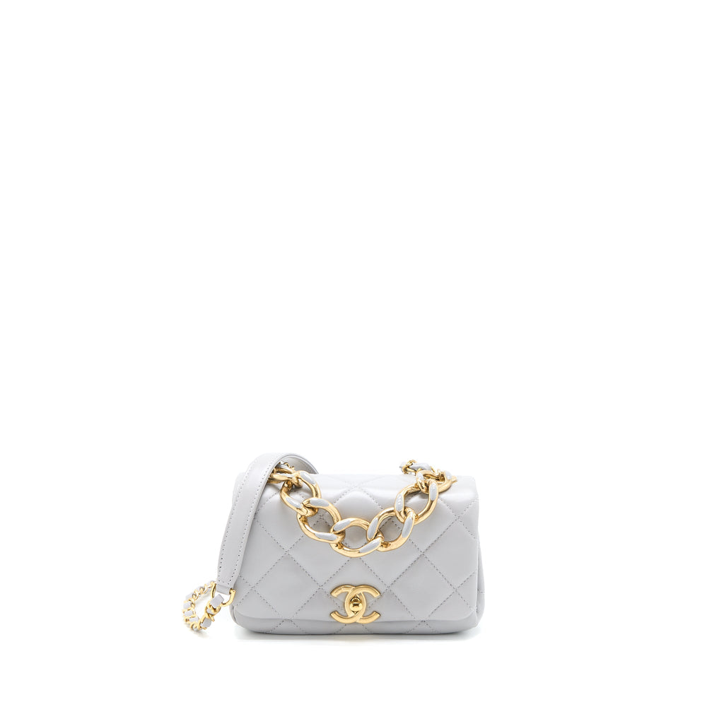 chanel-quilted-mini-flap-bag-lambskin-light-grey-ghw-microchip