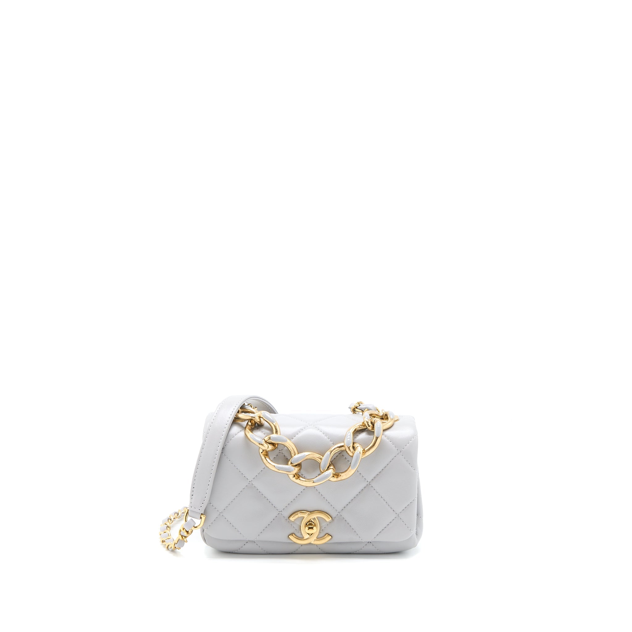chanel-quilted-mini-flap-bag-lambskin-light-grey-ghw-microchip