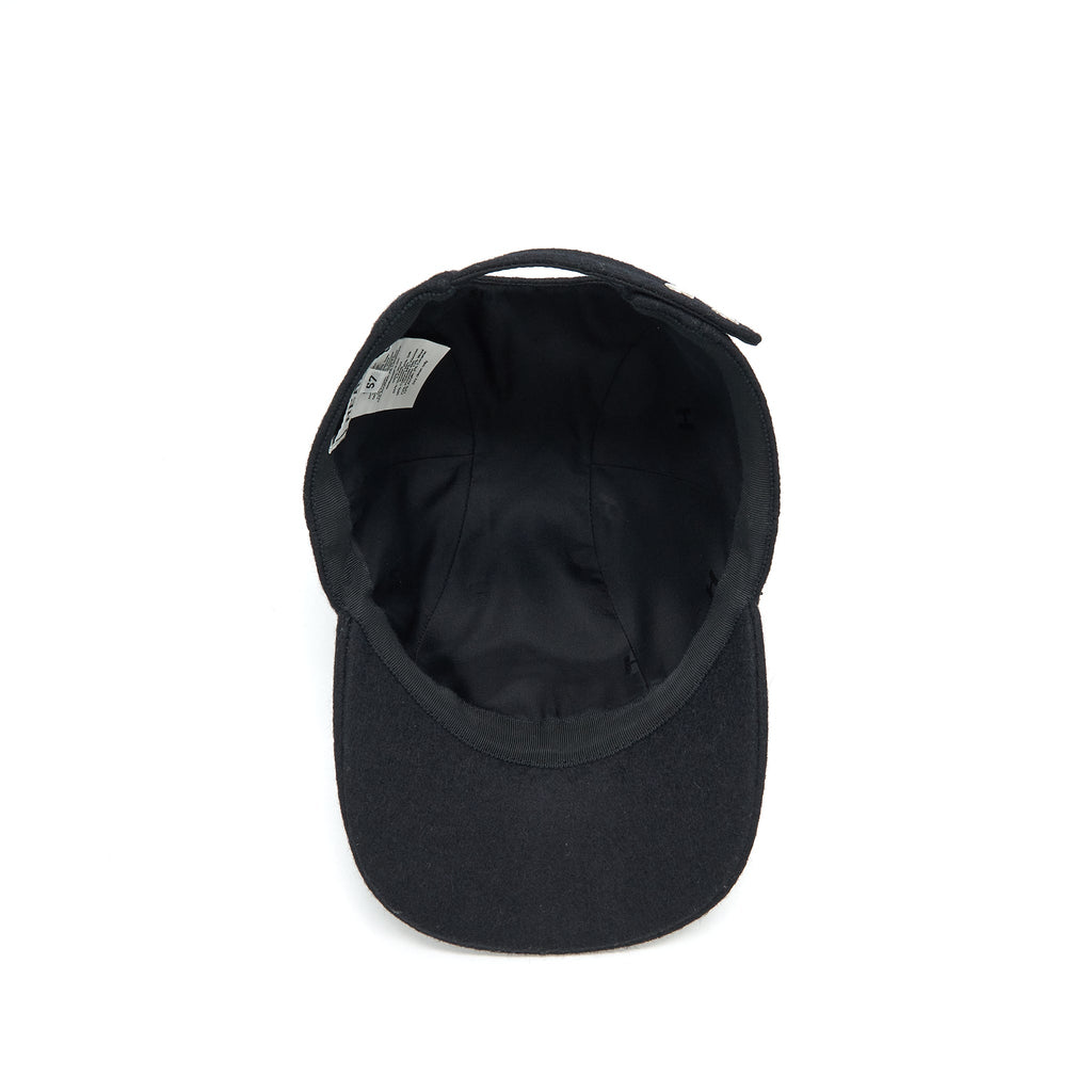hermes-size-57-sellier-hat-wool-black