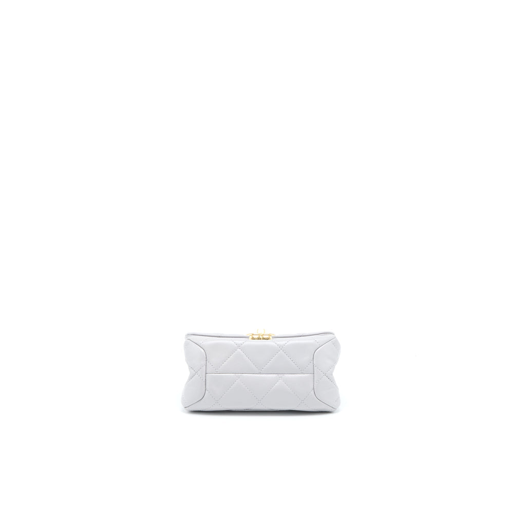 chanel-quilted-mini-flap-bag-lambskin-light-grey-ghw-microchip