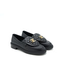 chanel-size-37-22s-quilted-cc-logo-loafer-black-lghw