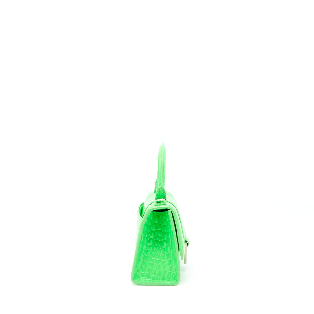 balenciaga-hourglass-xs-croc-embossed-calfskin-green-shw