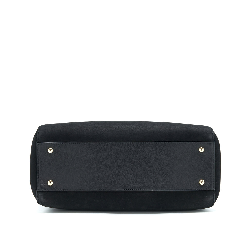 chanel-suede-leather-tote-bag-black-lghw