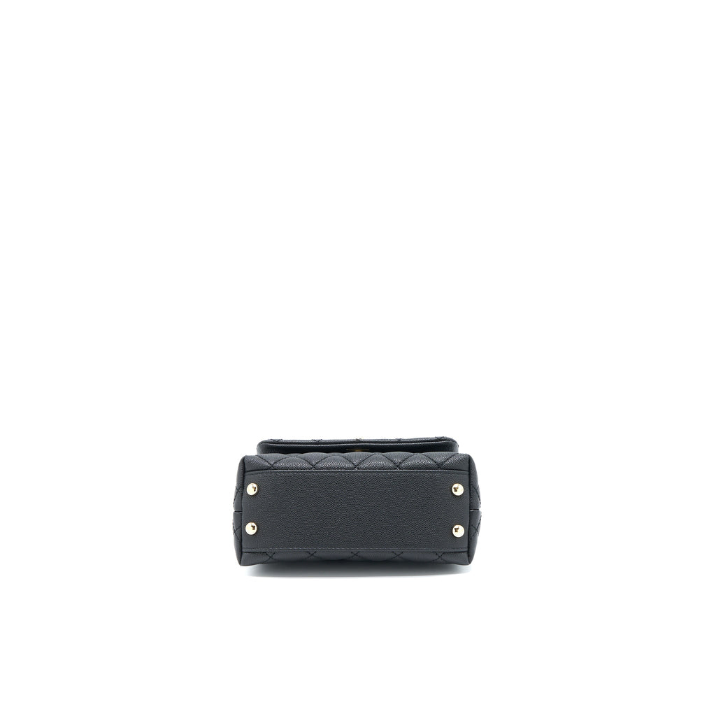 chanel-mini-coco-handle-caviar-black-burgundy-handle-lghw