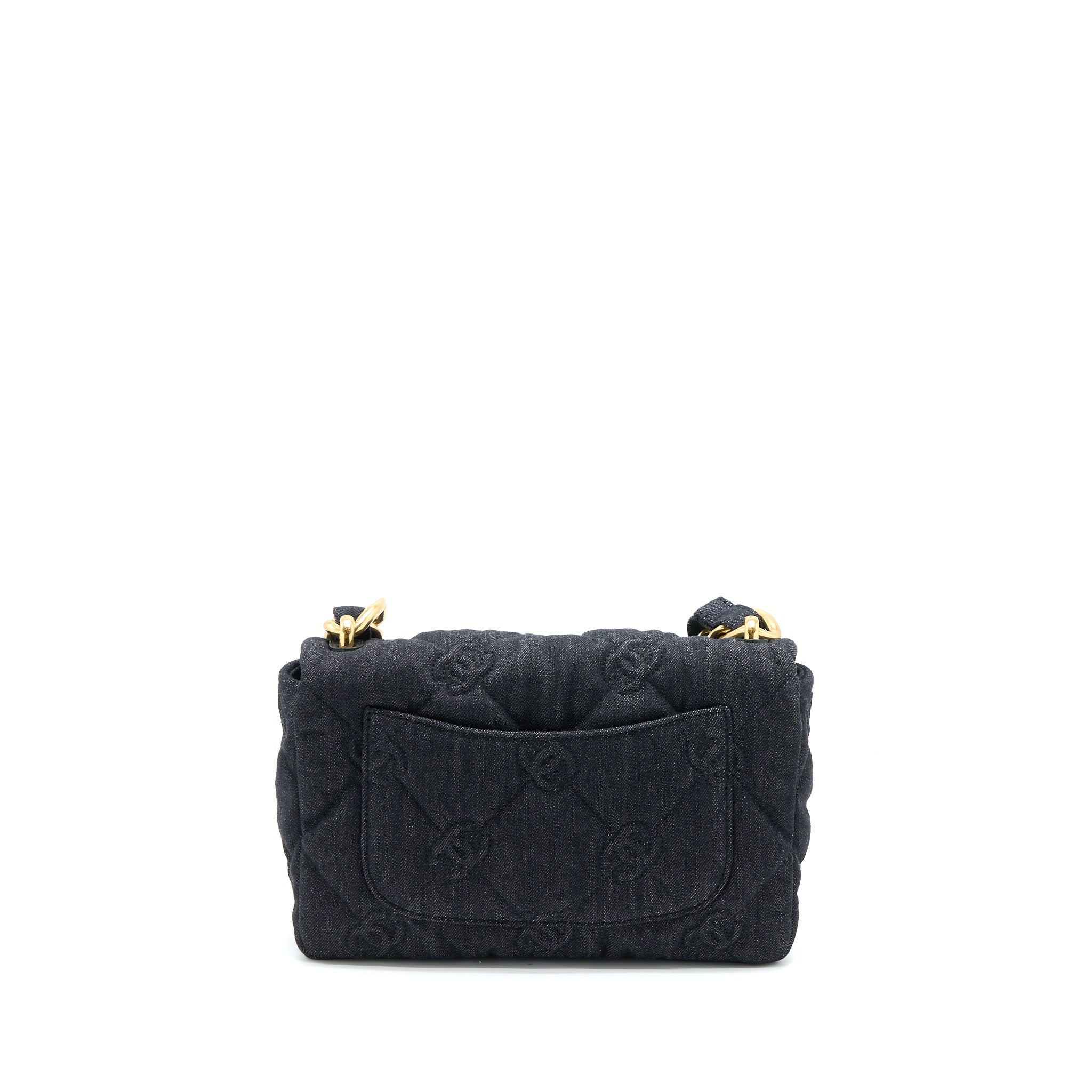 chanel-22s-giant-chain-flap-shoulder-bag-denim-brushed-ghw