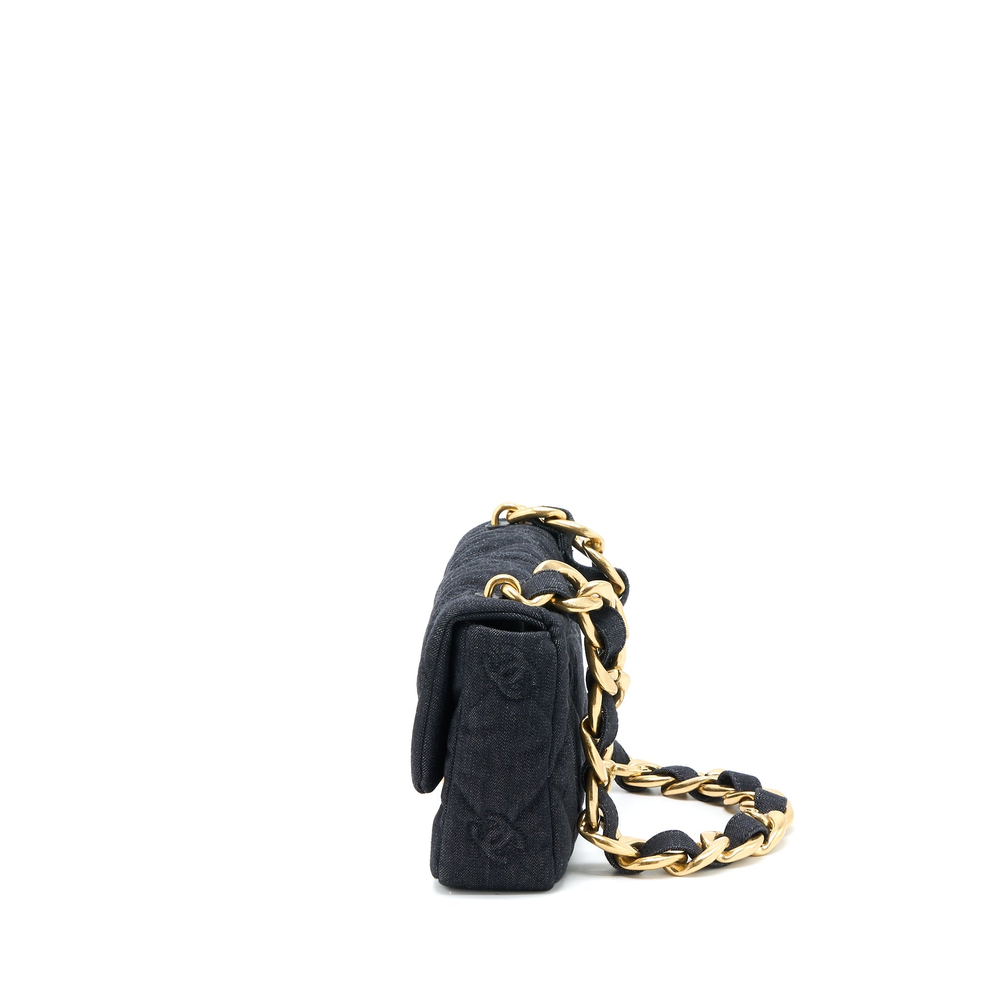 chanel-22s-giant-chain-flap-shoulder-bag-denim-brushed-ghw