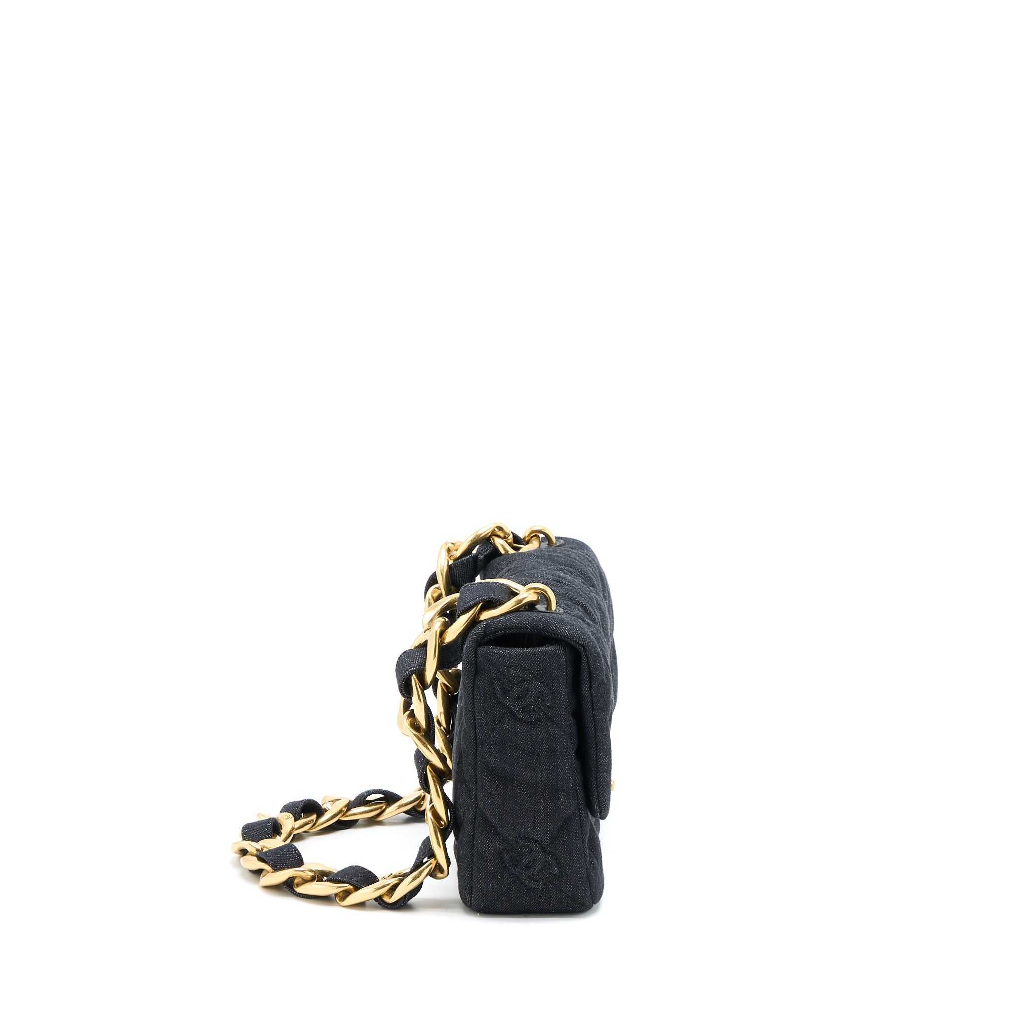 chanel-22s-giant-chain-flap-shoulder-bag-denim-brushed-ghw