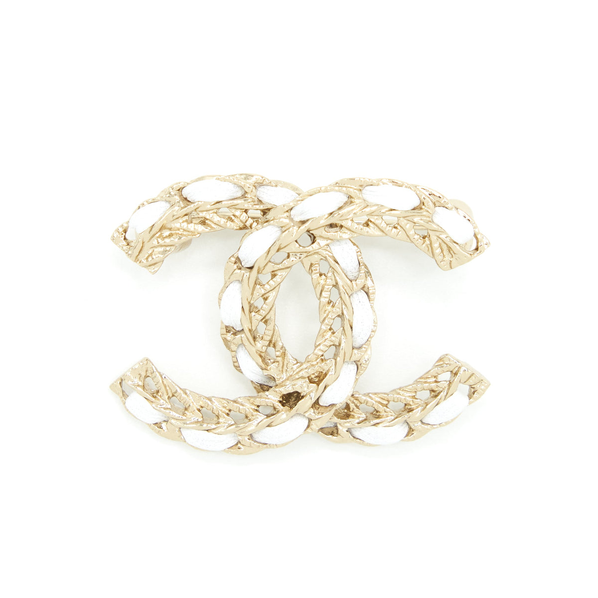 chanel-small-leather-chain-cc-logo-brooch-white-light-gold-tone