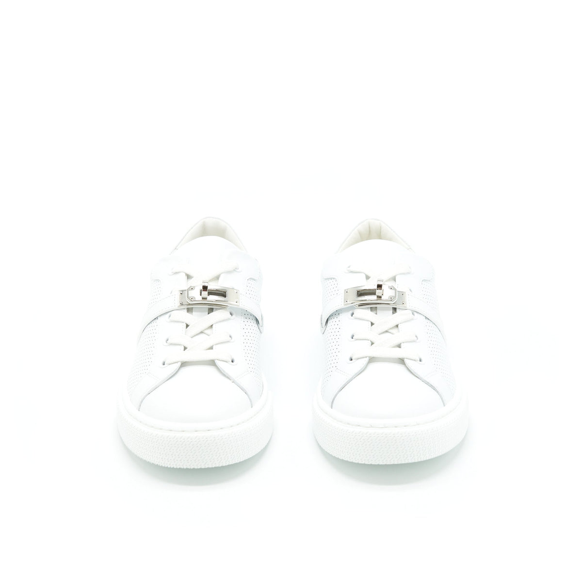 hermes-size-39-day-sneaker-perforated-calfskin-sliver-kelly-buckle