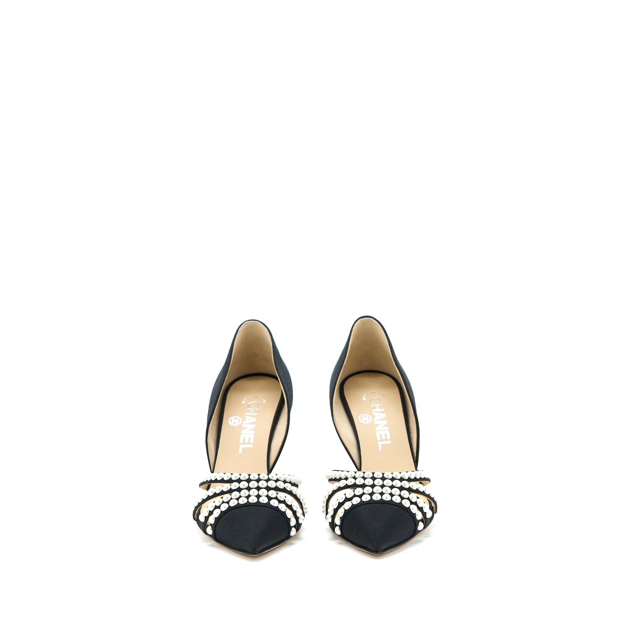 chanel-size-36-heels-with-pearl-black-white