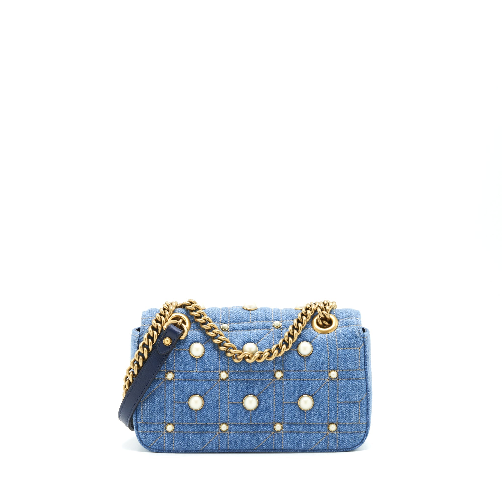 gucci-mini-marmont-bag-denim-with-pearl