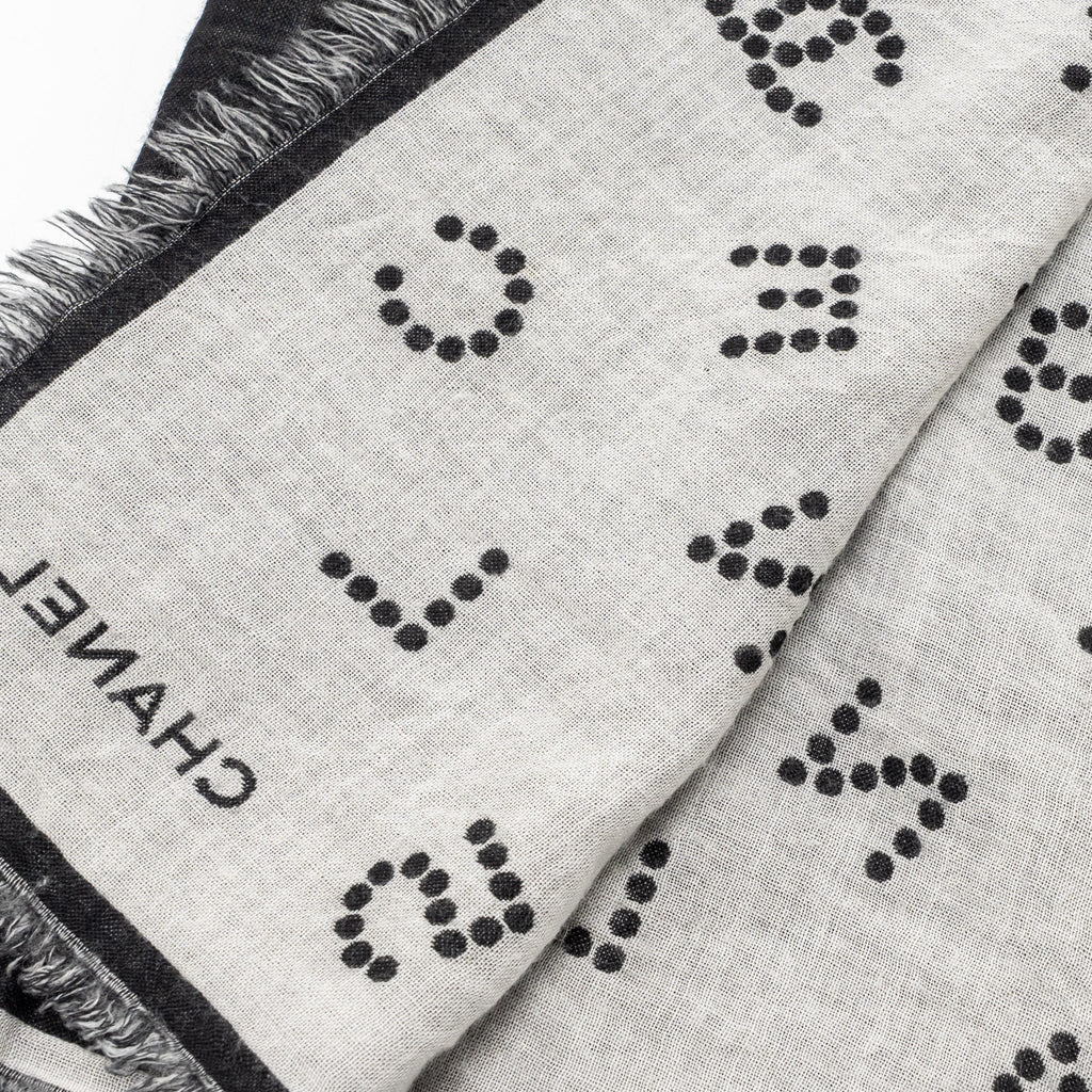 chanel-140cm-cc-letter-5-19-31-shawl-scarf-wool-silk-black-white