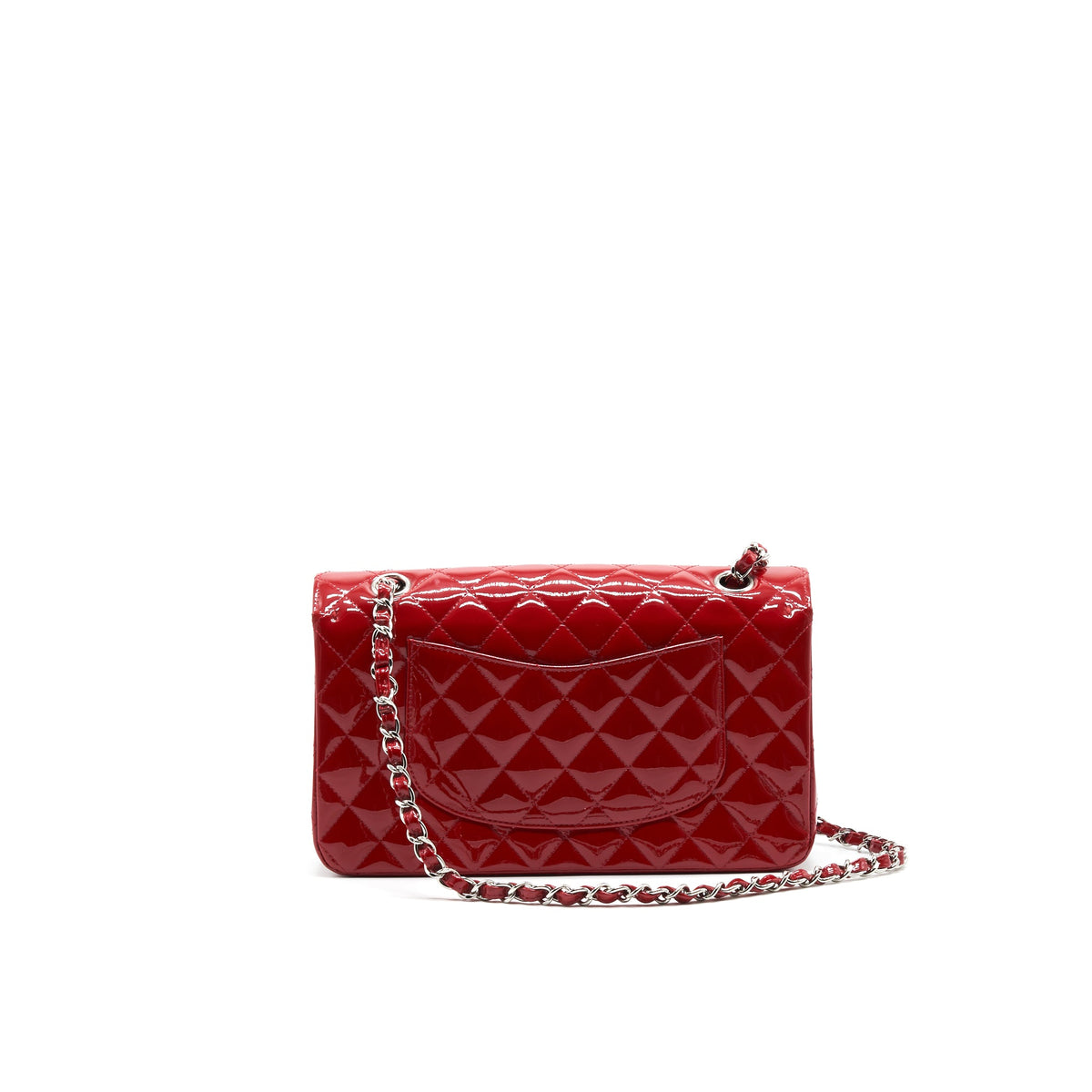 chanel-medium-classic-double-flap-bag-patent-leather-red-shw