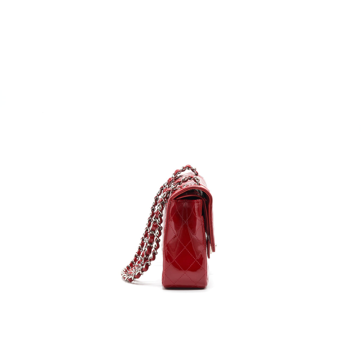 chanel-medium-classic-double-flap-bag-patent-leather-red-shw