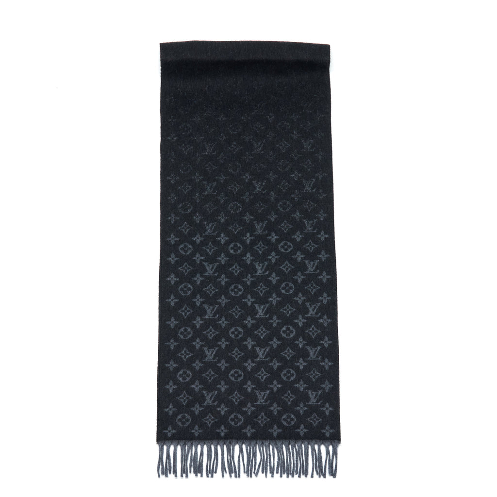 louis-vuitton-monogram-scarf-black-grey