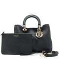 dior-diorissimo-grained-leather-black-fushia-ghw