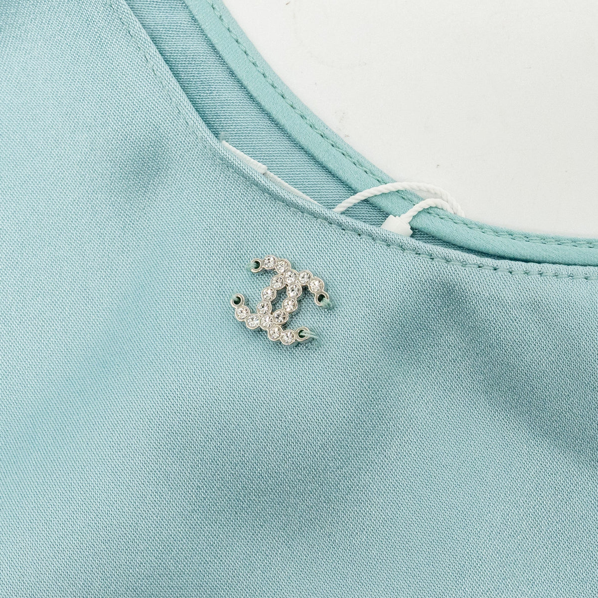 chanel-size-34-23p-satin-midi-dress-silk-turquoise-blue