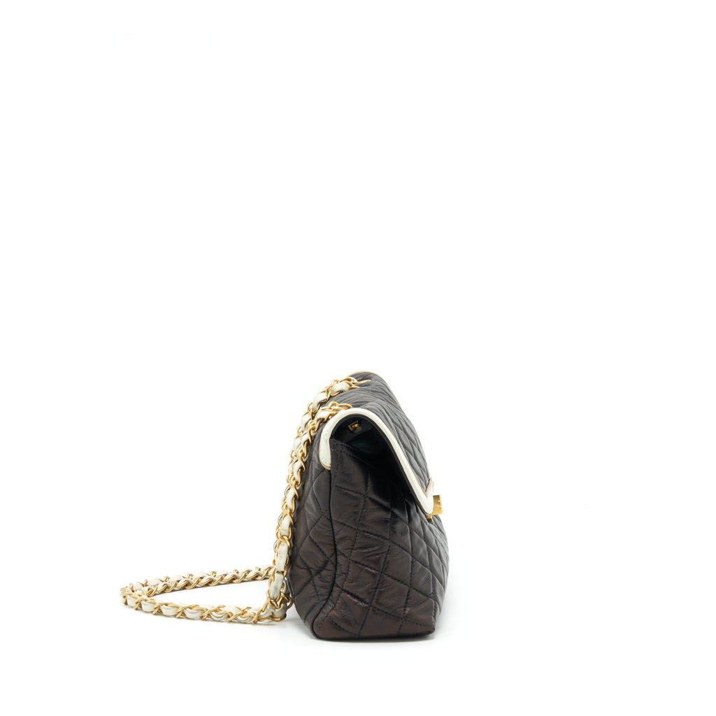 chanel-vintage-single-flap-bag-lambskin-dark-brown-ghw