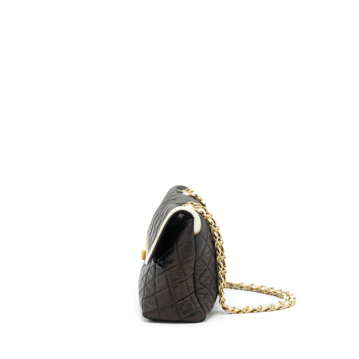 chanel-vintage-single-flap-bag-lambskin-dark-brown-ghw