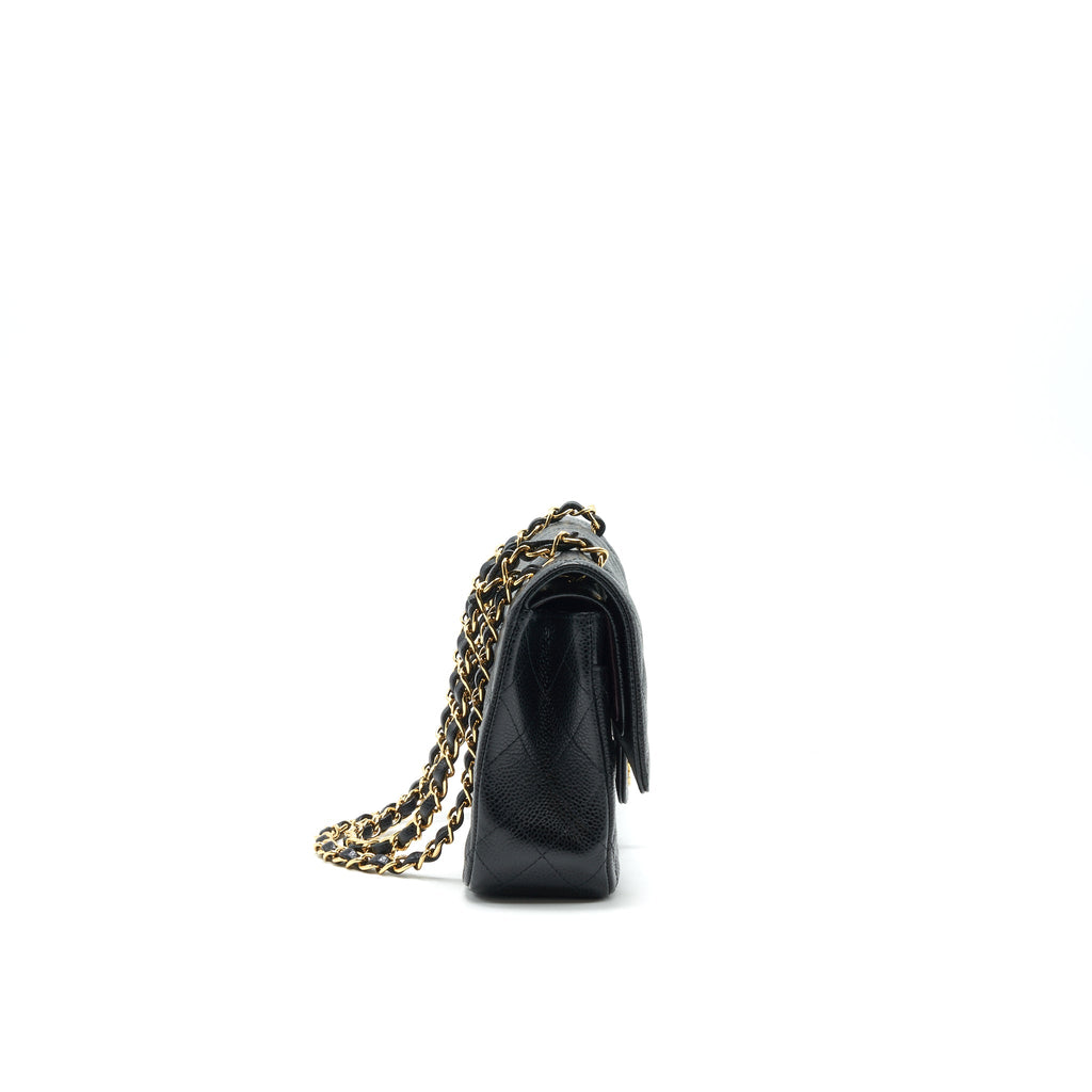 chanel-medium-classic-double-flap-bag-caviar-black-ghw-serial-26